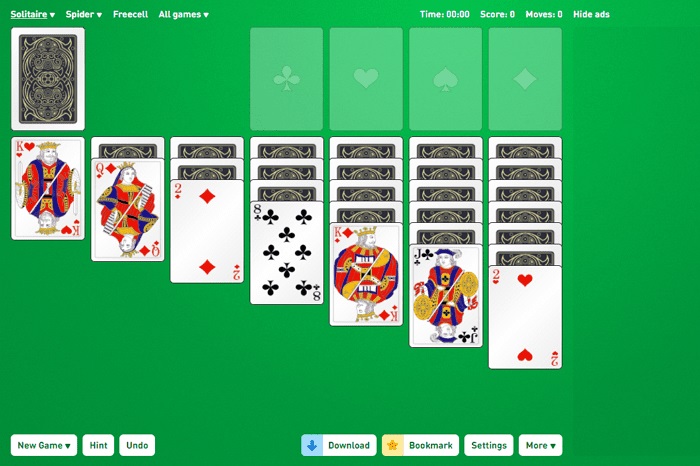 Play Solitaire Online for fun and excitement!