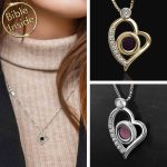Women's Religious Jewelry heart-shaped pendant necklace With Bible Inside by My Nano Jewelry